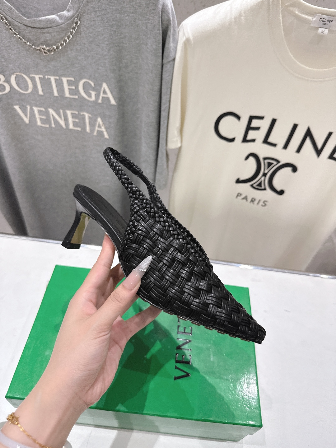 高版本出厂 Bottega Veneta/BV F065 2026ss夏季新款Parco Mule女士编