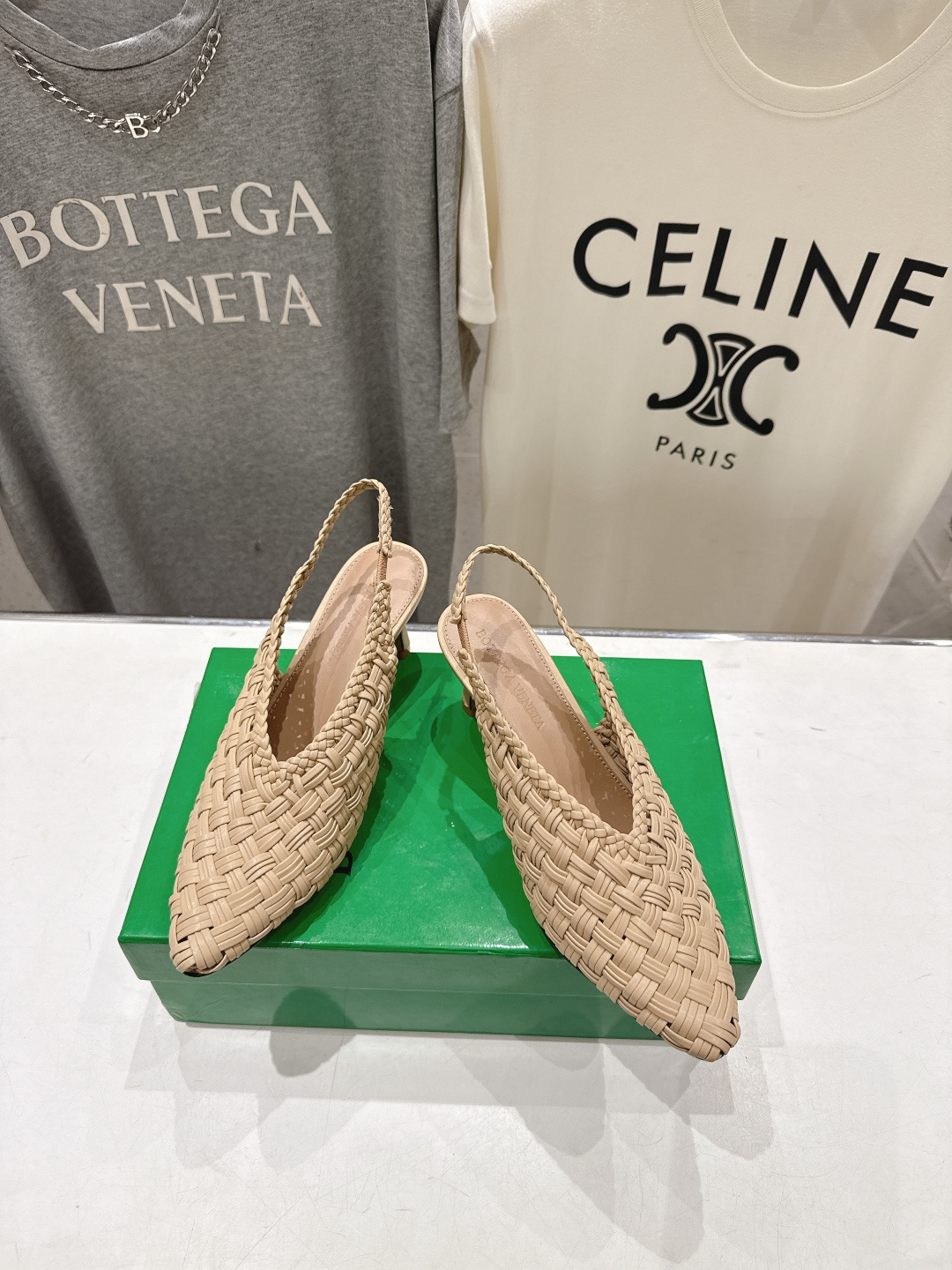 高版本出厂 Bottega Veneta/BV F065 2026ss夏季新款Parco Mule女士编