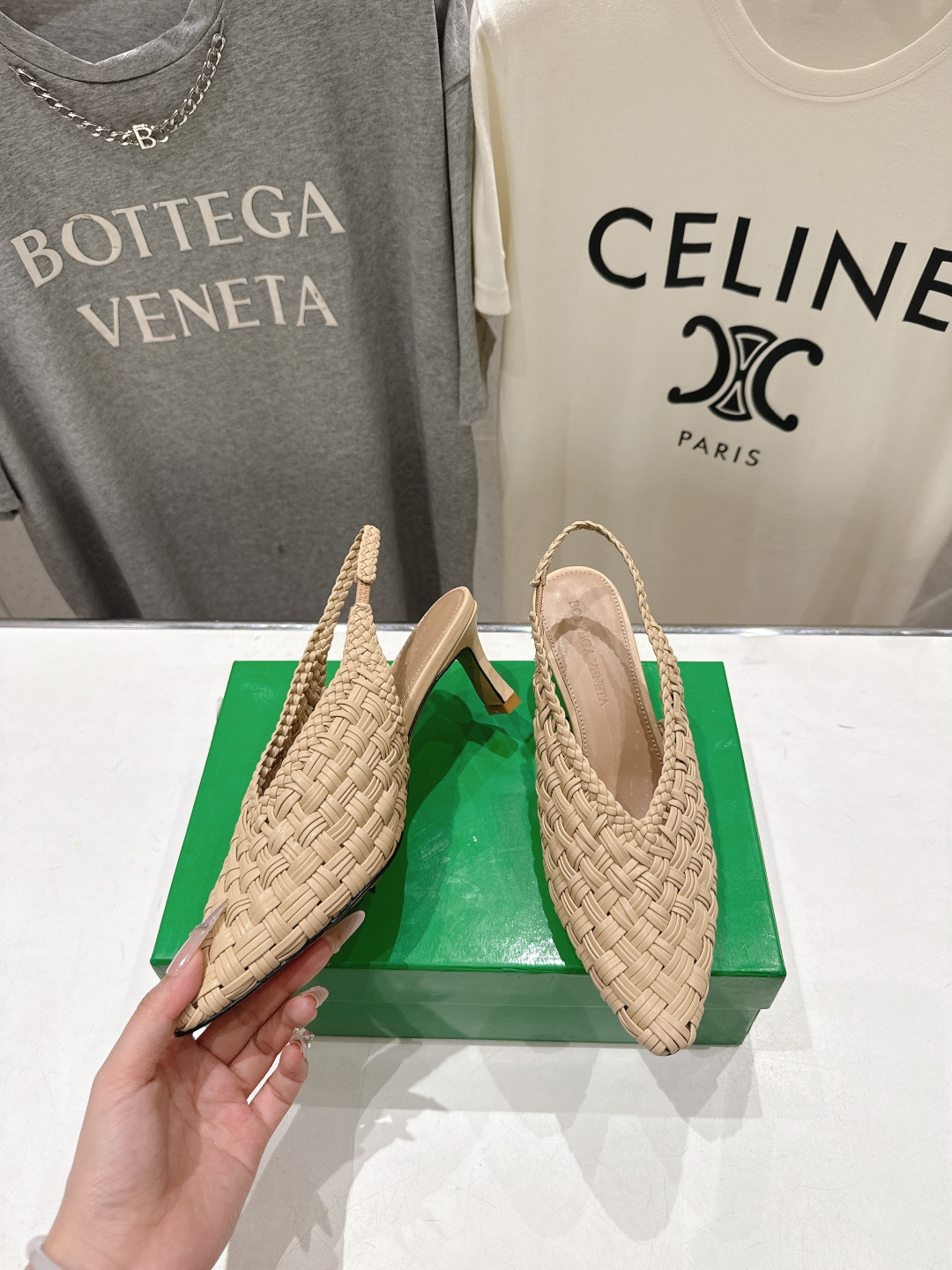 高版本出厂 Bottega Veneta/BV F065 2026ss夏季新款Parco Mule女士编