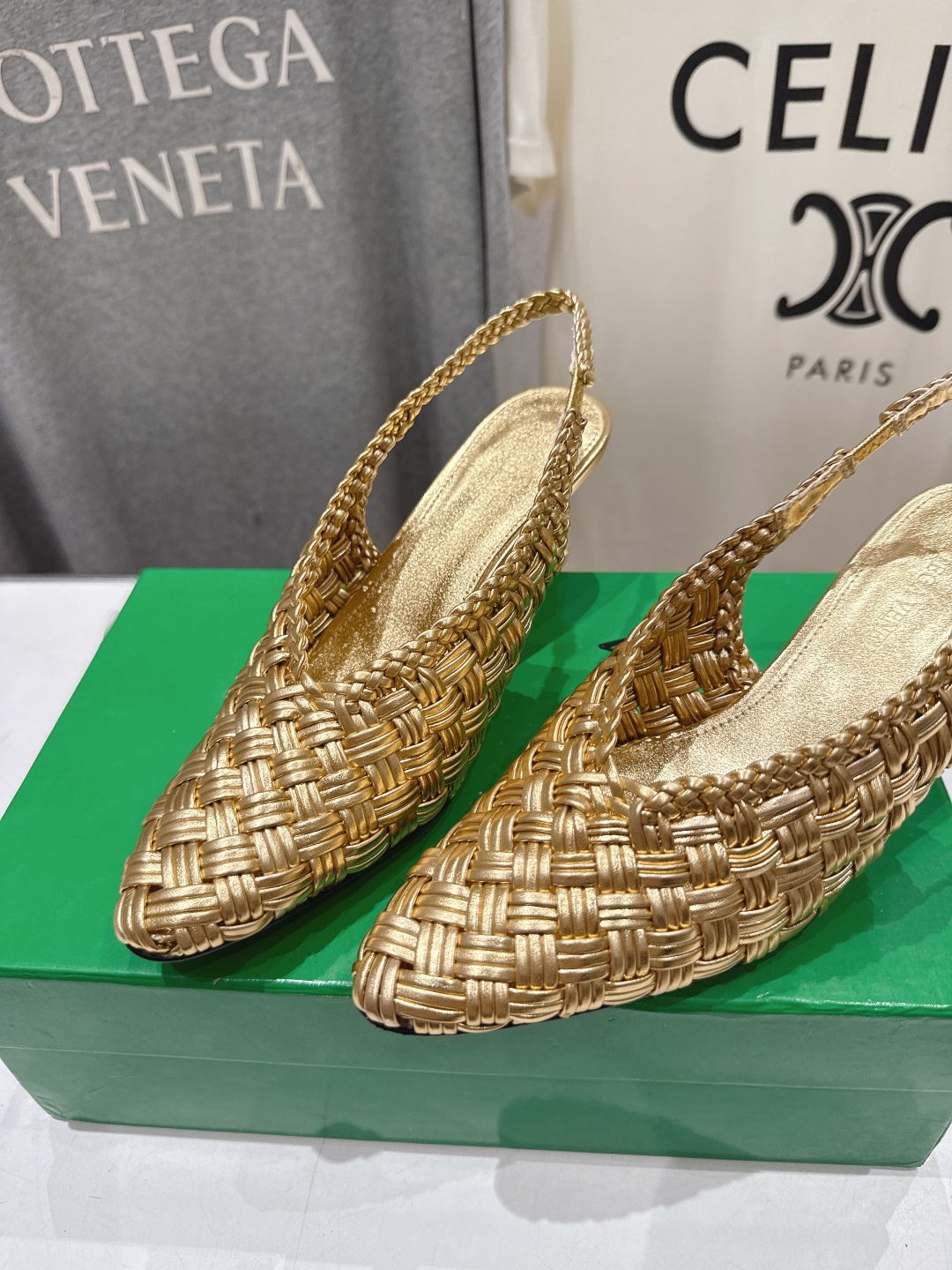 高版本出厂 Bottega Veneta/BV F065 2026ss夏季新款Parco Mule女士编