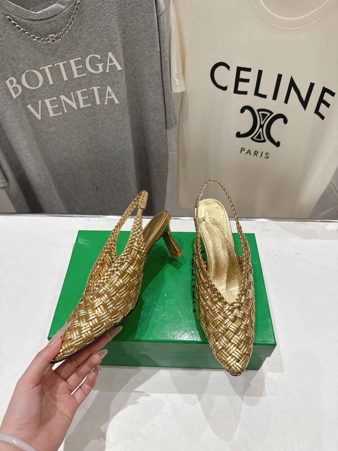 高版本出厂 Bottega Veneta/BV F065 2026ss夏季新款Parco Mule女士编