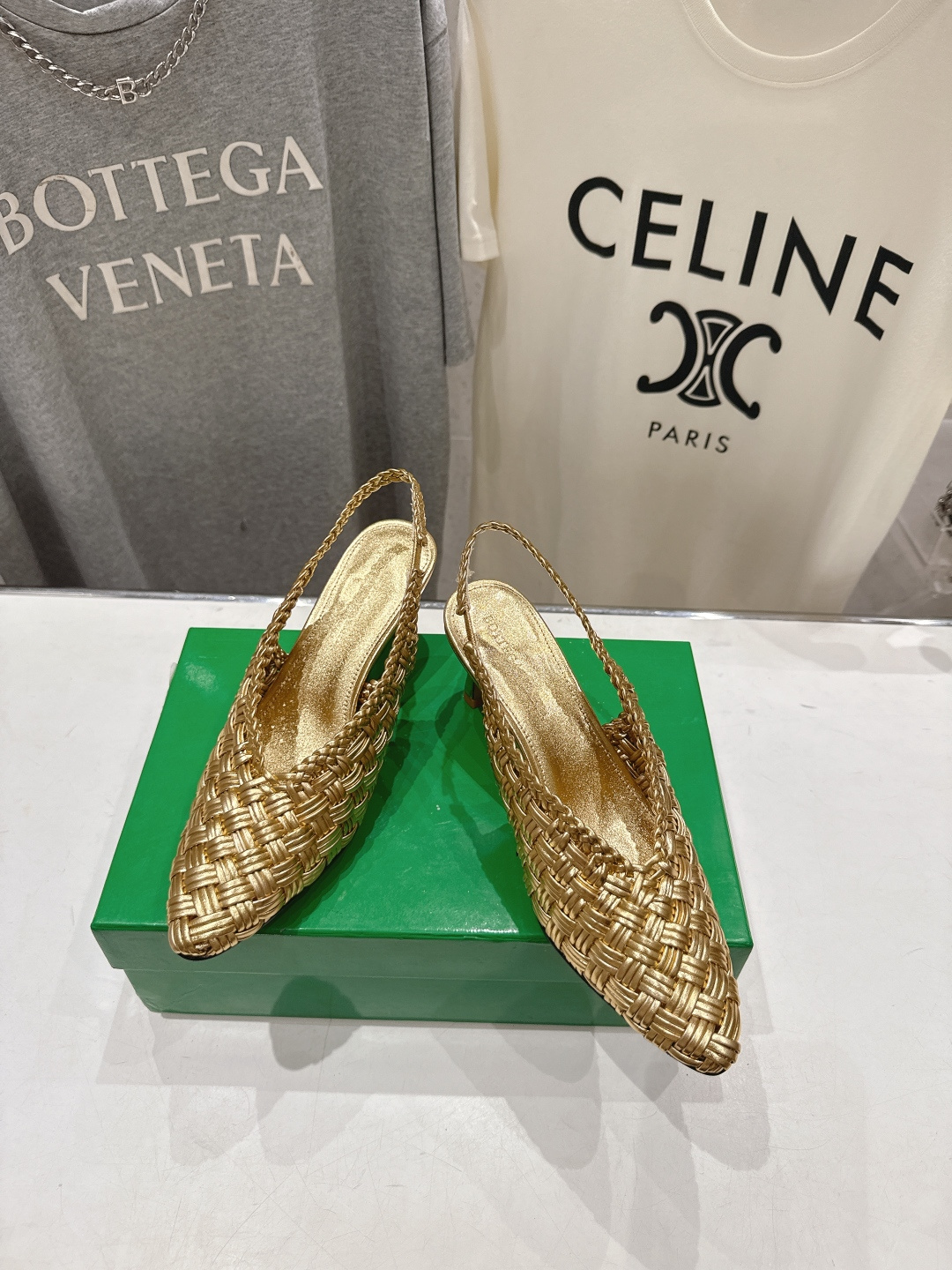 高版本出厂 Bottega Veneta/BV F065 2026ss夏季新款Parco Mule女士编