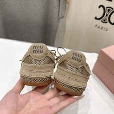 高版本出厂 MiuMiu/缪缪F027 2026ss新款系带网面休闲鞋德训鞋~顶级版本今年主推款 复 高版本出厂 MiuMiu/缪缪F027 2026ss新款系带网面休闲鞋德训鞋~顶级版本今年主推款 复