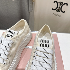 高版本出厂 MiuMiu*繆繆F027 26ss new arrival~Miu家走秀新款透气网纱德训 高版本出厂 MiuMiu*繆繆F027 26ss new arrival~Miu家走秀新款透气网纱德训