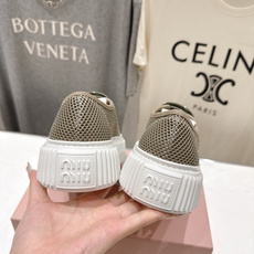 高版本出厂 MiuMiu*繆繆F027 26ss new arrival~Miu家走秀新款透气网纱德训 高版本出厂 MiuMiu*繆繆F027 26ss new arrival~Miu家走秀新款透气网纱德训