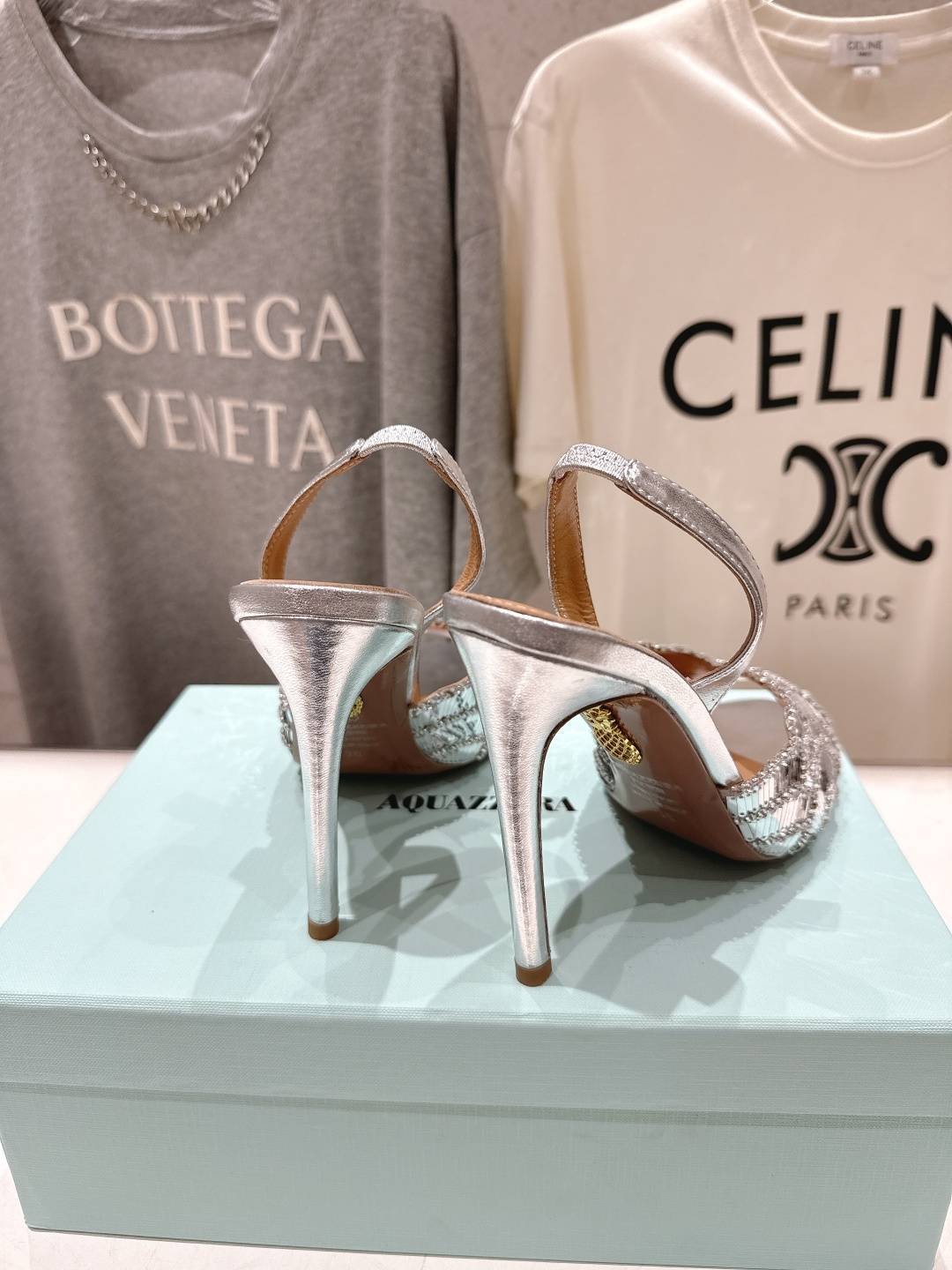 高版本出厂 「ᴀqᴜᴀᴢᴢᴜʀᴀ」AQUAZZURA/菠萝F072 2026ss夏季新款高跟鱼嘴凉鞋__