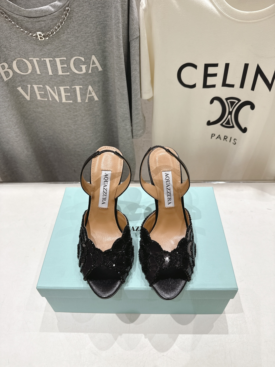 高版本出厂 「ᴀqᴜᴀᴢᴢᴜʀᴀ」AQUAZZURA/菠萝F072 2026ss夏季新款高跟鱼嘴凉鞋__