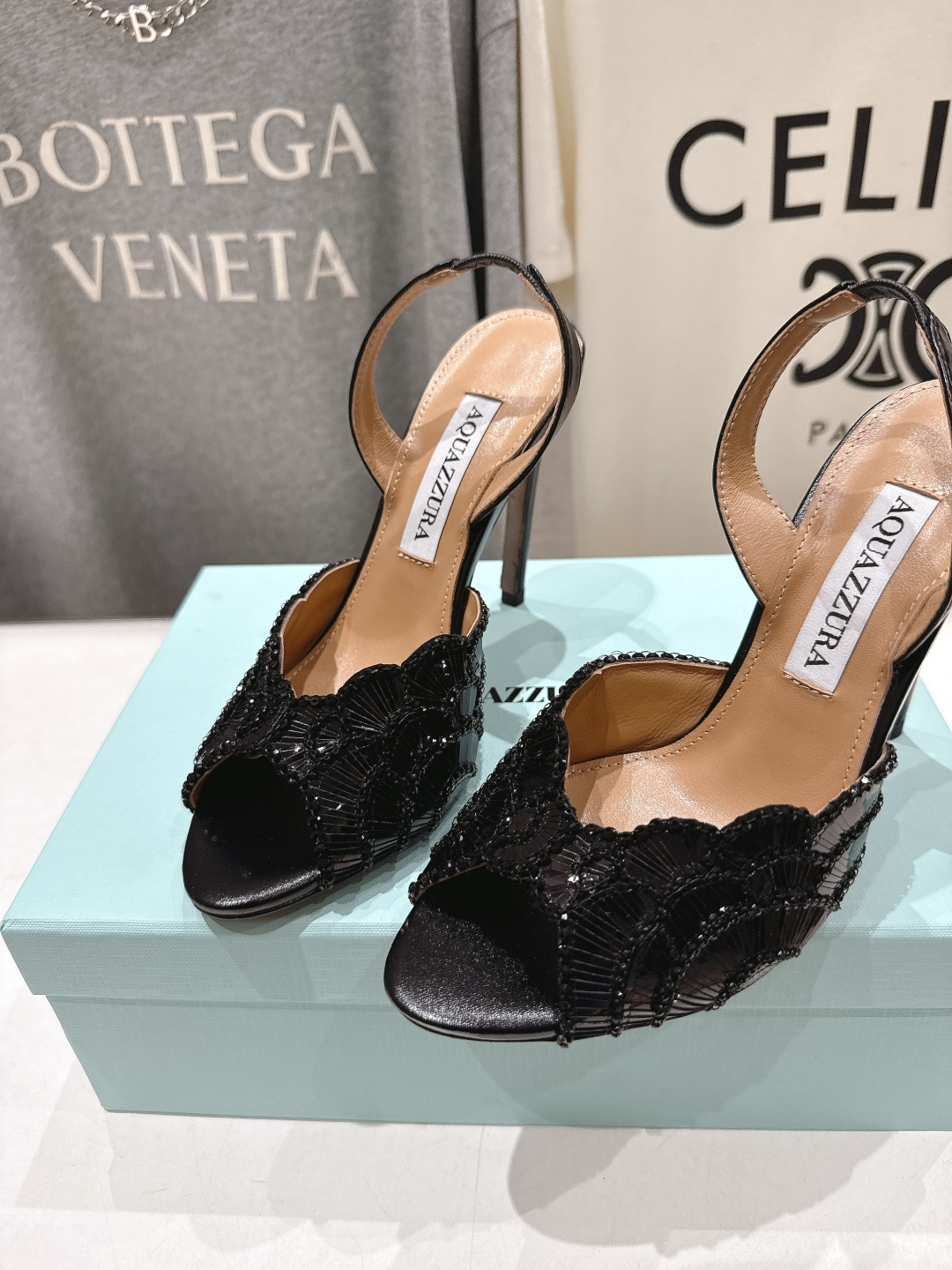 高版本出厂 「ᴀqᴜᴀᴢᴢᴜʀᴀ」AQUAZZURA/菠萝F072 2026ss夏季新款高跟鱼嘴凉鞋__