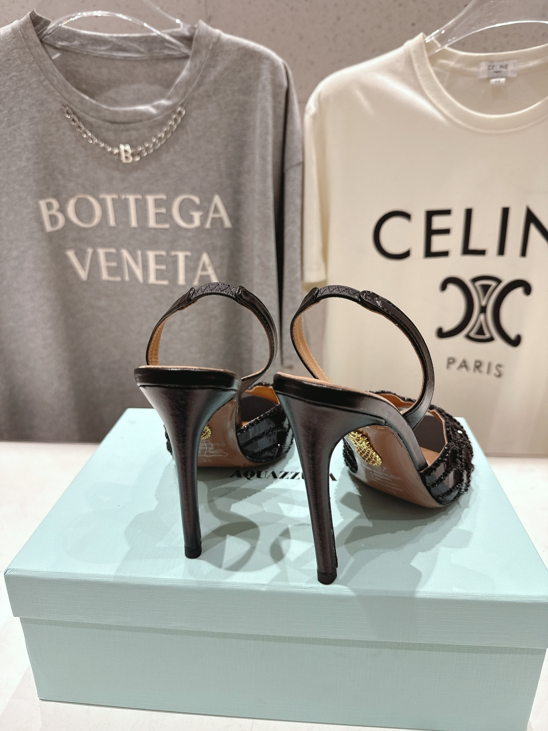 高版本出厂 「ᴀqᴜᴀᴢᴢᴜʀᴀ」AQUAZZURA/菠萝F072 2026ss夏季新款高跟鱼嘴凉鞋__