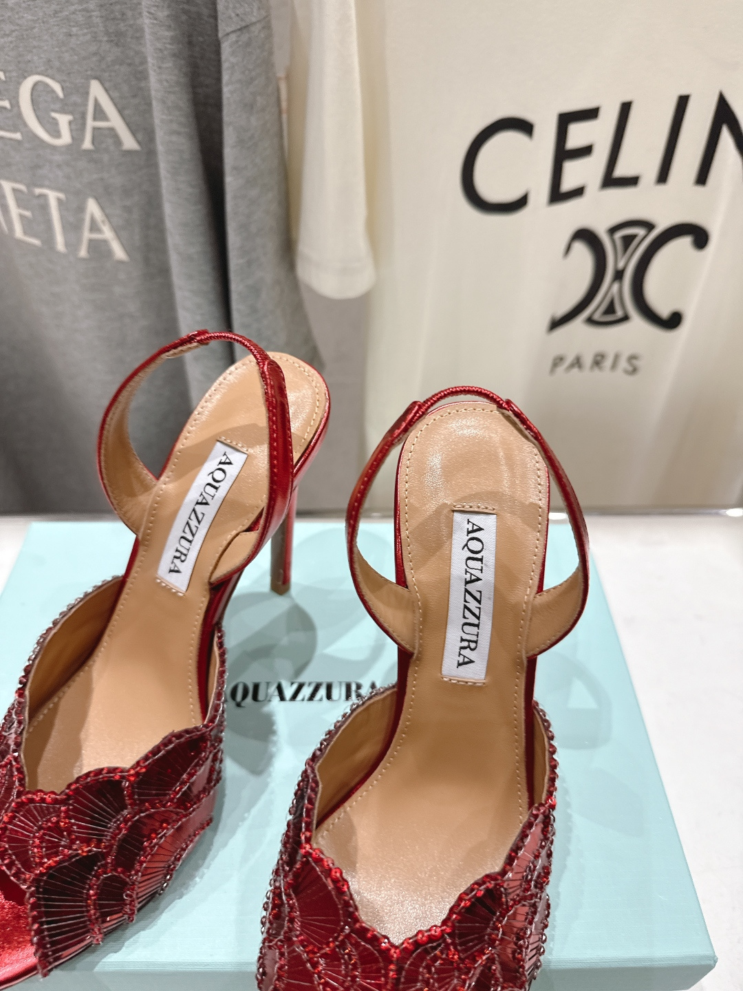 高版本出厂 「ᴀqᴜᴀᴢᴢᴜʀᴀ」AQUAZZURA/菠萝F072 2026ss夏季新款高跟鱼嘴凉鞋__