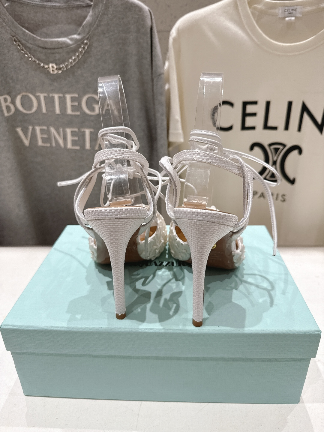 高版本出厂 「ᴀqᴜᴀᴢᴢᴜʀᴀ」AQUAZZURA/菠萝F072 2026ss夏季新款高跟鱼嘴凉鞋__