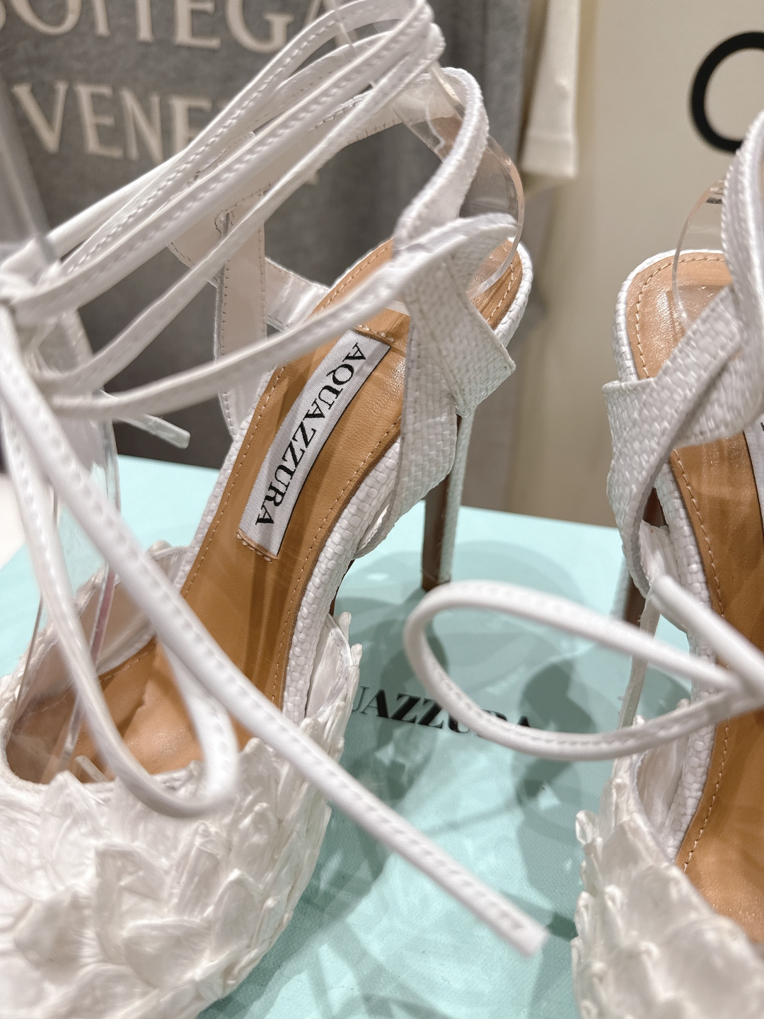 高版本出厂 「ᴀqᴜᴀᴢᴢᴜʀᴀ」AQUAZZURA/菠萝F072 2026ss夏季新款高跟鱼嘴凉鞋__