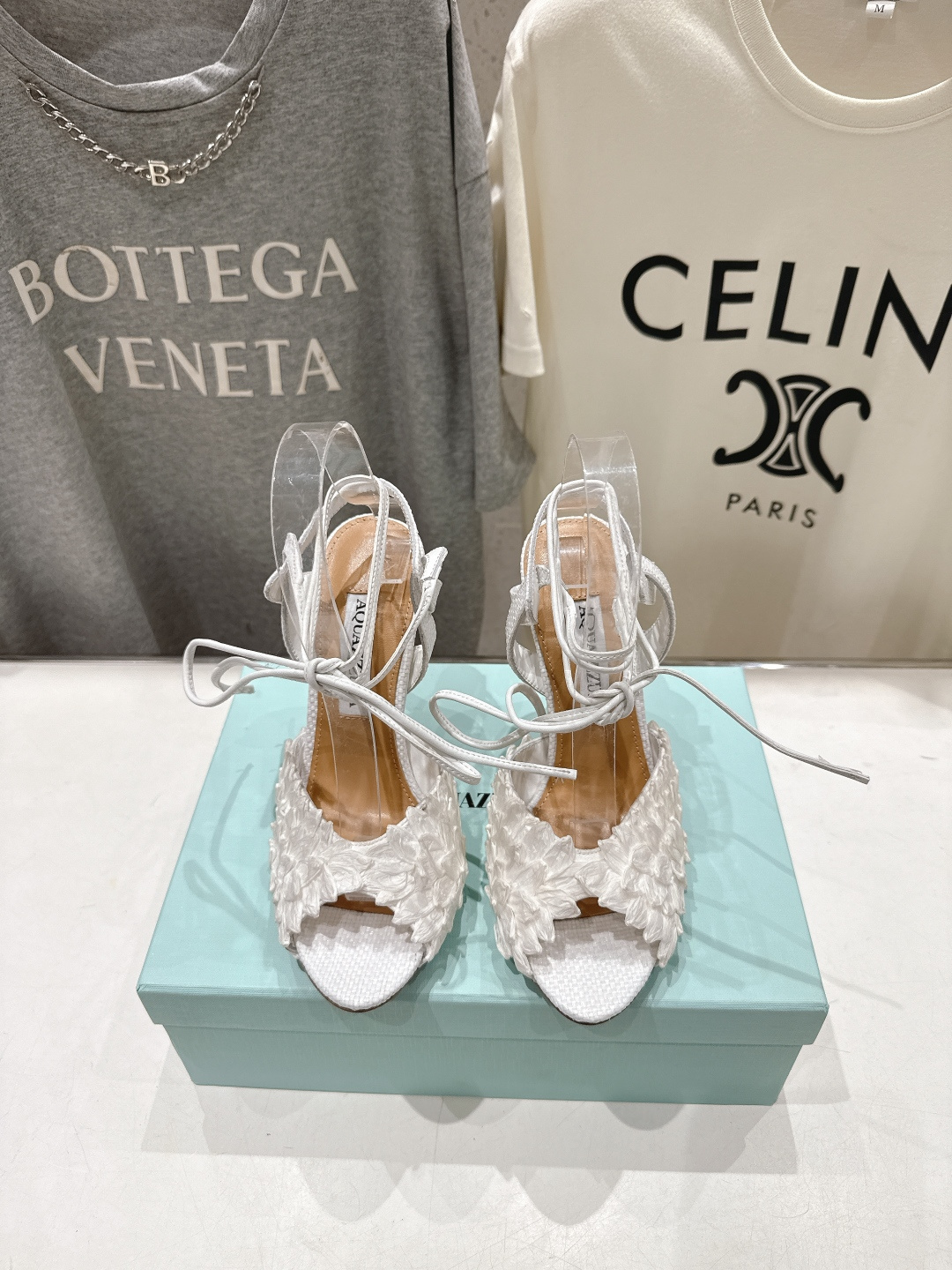 高版本出厂 「ᴀqᴜᴀᴢᴢᴜʀᴀ」AQUAZZURA/菠萝F072 2026ss夏季新款高跟鱼嘴凉鞋__