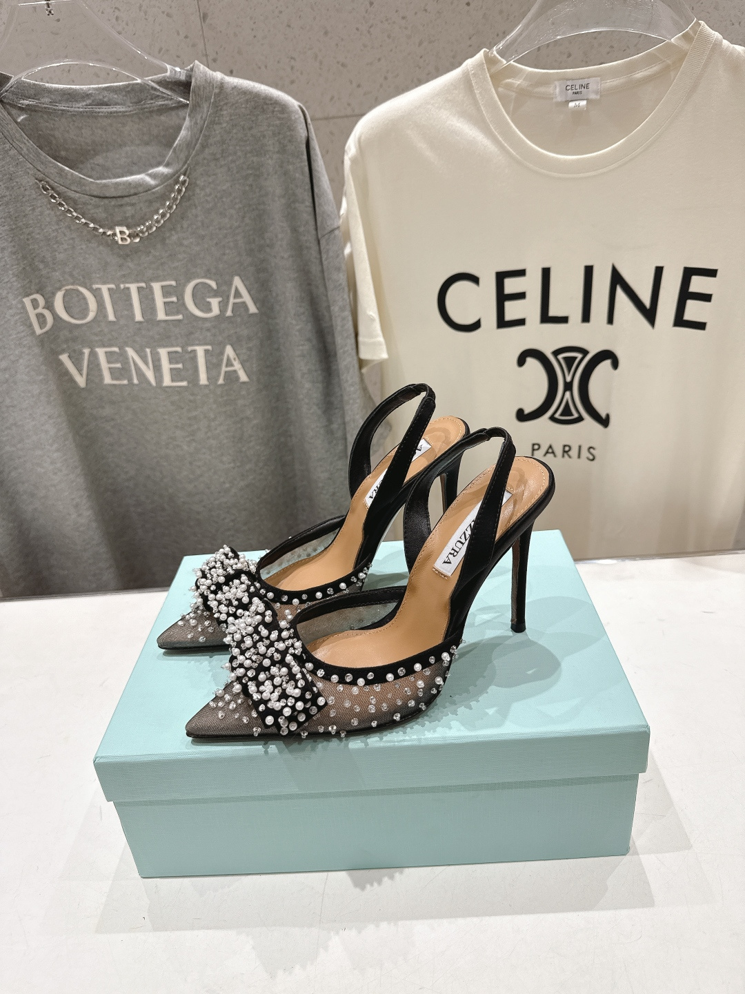 高版本出厂 「ᴀqᴜᴀᴢᴢᴜʀᴀ」AQUAZZURA/菠萝F072 2026ss夏季新款Very Bow
