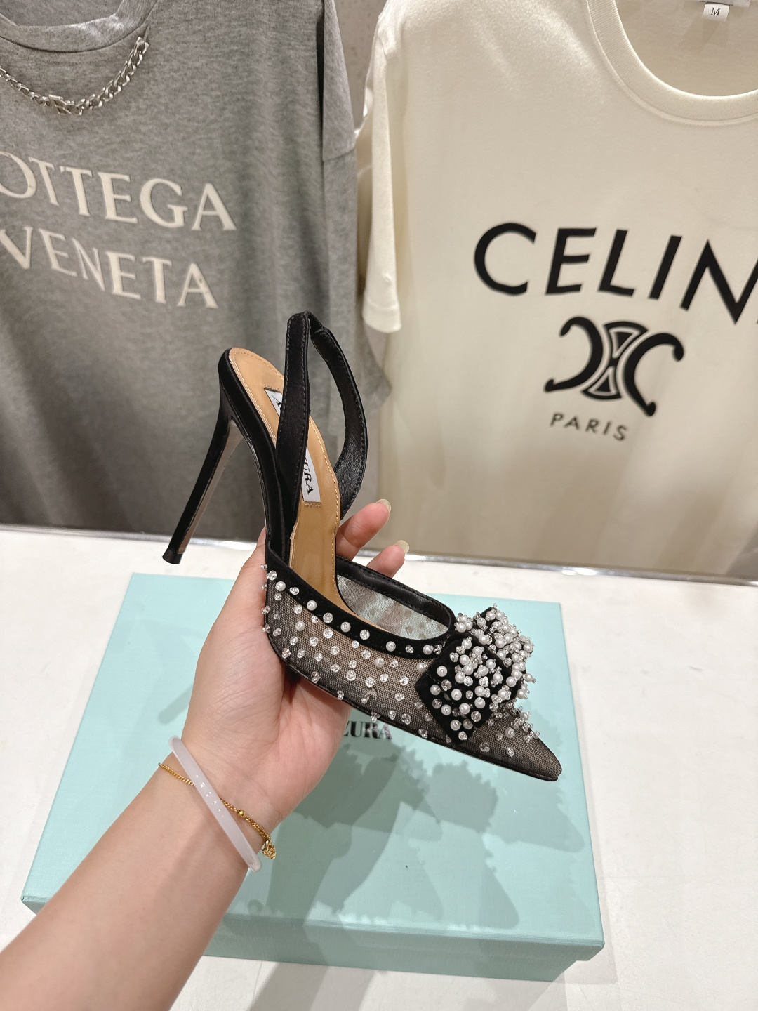 高版本出厂 「ᴀqᴜᴀᴢᴢᴜʀᴀ」AQUAZZURA/菠萝F072 2026ss夏季新款Very Bow