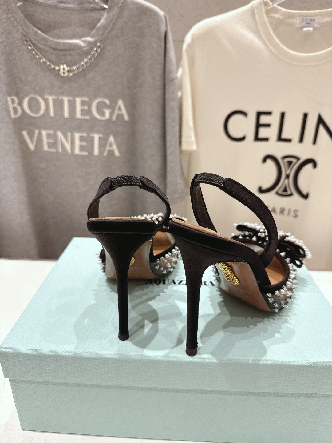 高版本出厂 「ᴀqᴜᴀᴢᴢᴜʀᴀ」AQUAZZURA/菠萝F072 2026ss夏季新款Very Bow