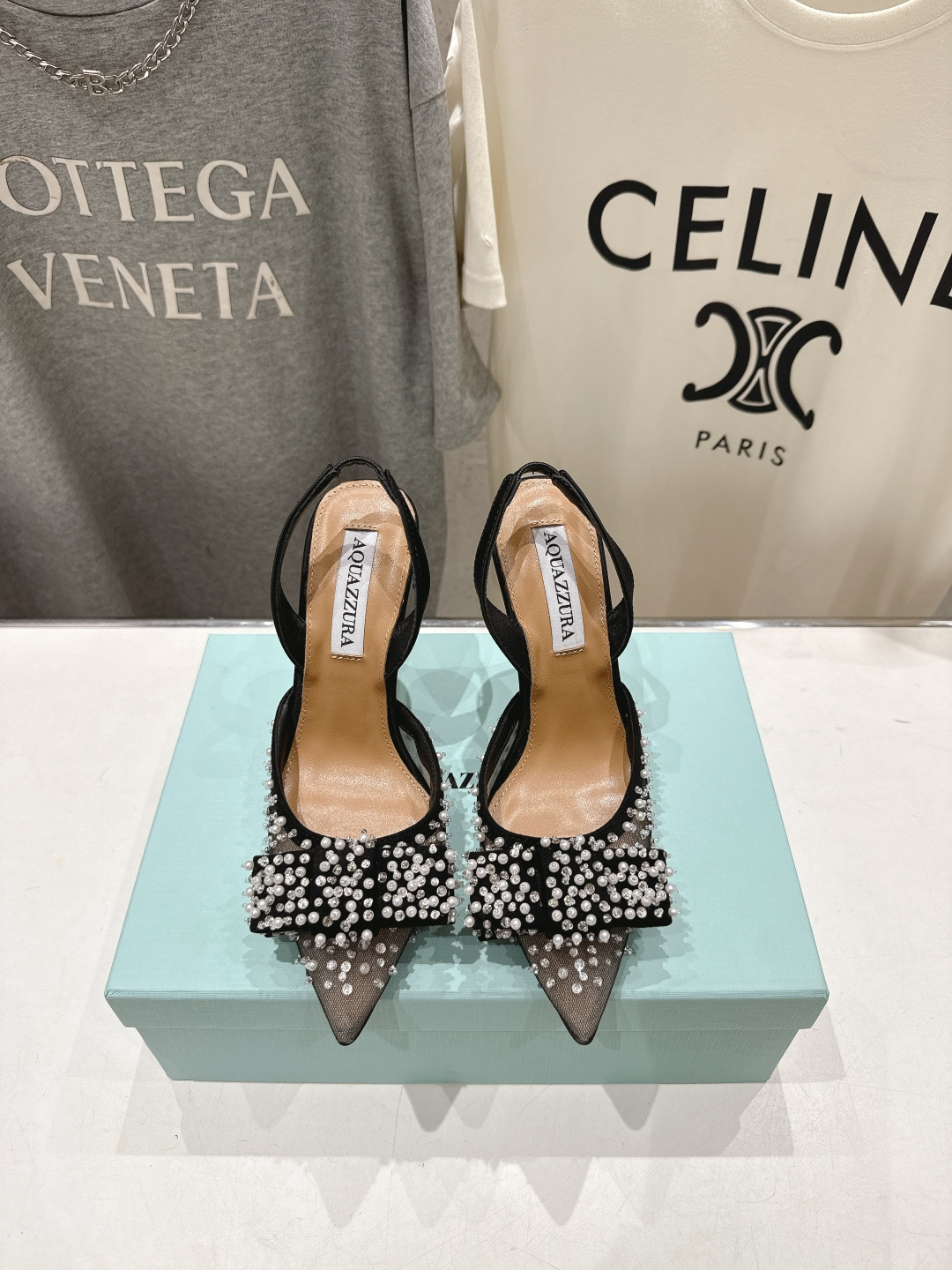 高版本出厂 「ᴀqᴜᴀᴢᴢᴜʀᴀ」AQUAZZURA/菠萝F072 2026ss夏季新款Very Bow