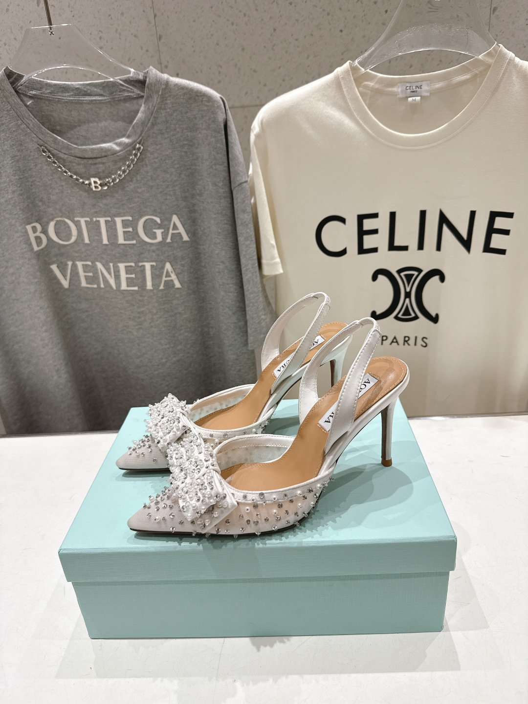 高版本出厂 「ᴀqᴜᴀᴢᴢᴜʀᴀ」AQUAZZURA/菠萝F072 2026ss夏季新款Very Bow