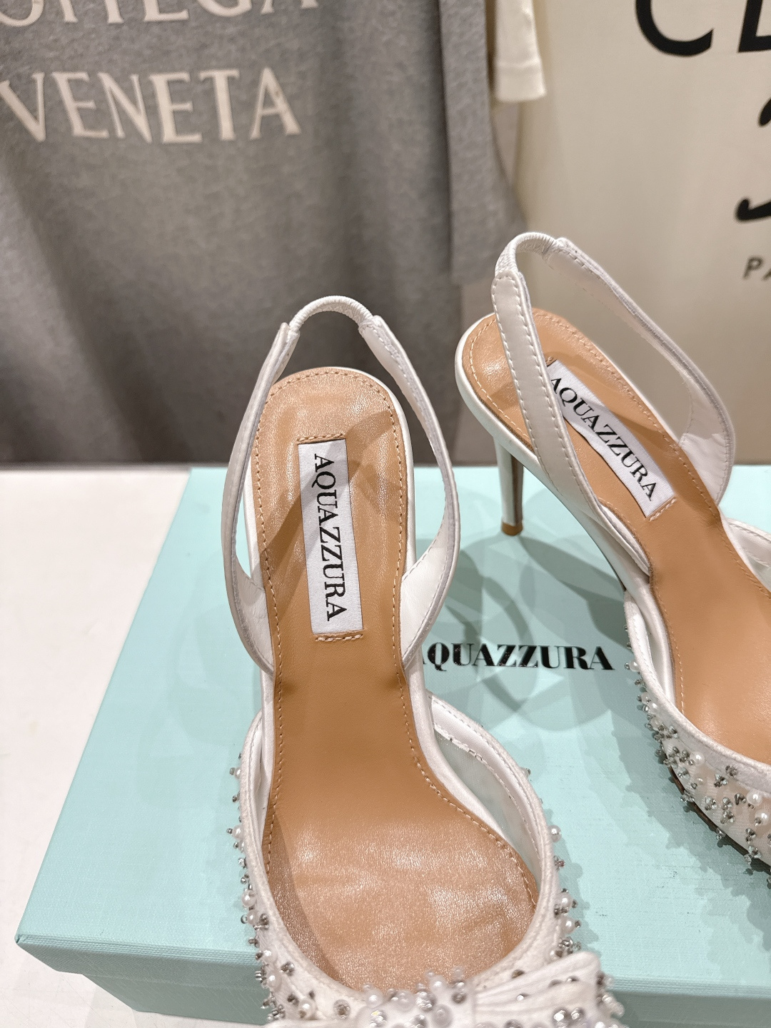 高版本出厂 「ᴀqᴜᴀᴢᴢᴜʀᴀ」AQUAZZURA/菠萝F072 2026ss夏季新款Very Bow