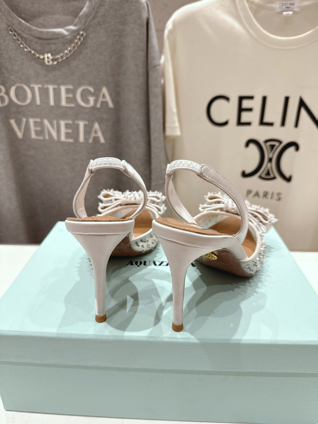 高版本出厂 「ᴀqᴜᴀᴢᴢᴜʀᴀ」AQUAZZURA/菠萝F072 2026ss夏季新款Very Bow