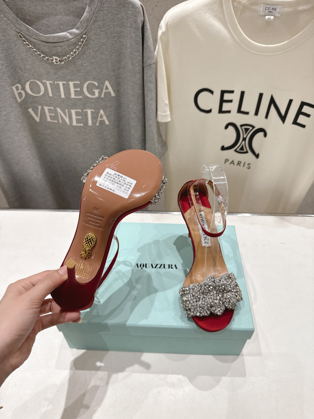 高版本出厂 「ᴀqᴜᴀᴢᴢᴜʀᴀ」AQUAZZURA/菠萝F072 2026ss夏季新款Very Bow
