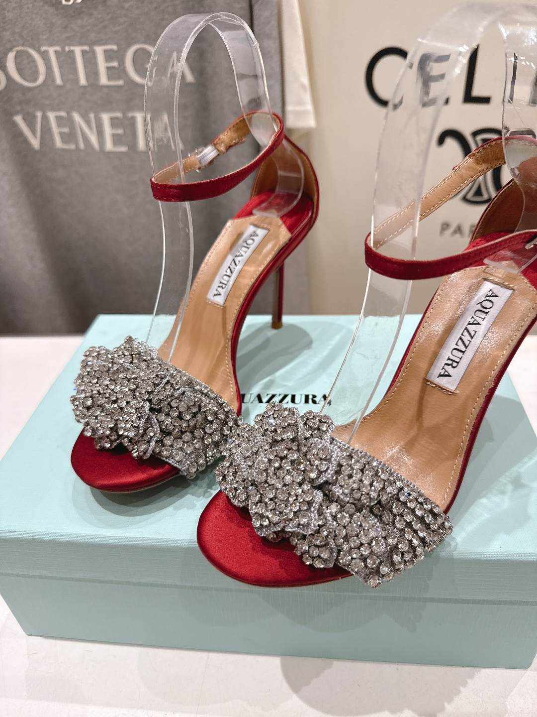 高版本出厂 「ᴀqᴜᴀᴢᴢᴜʀᴀ」AQUAZZURA/菠萝F072 2026ss夏季新款Very Bow