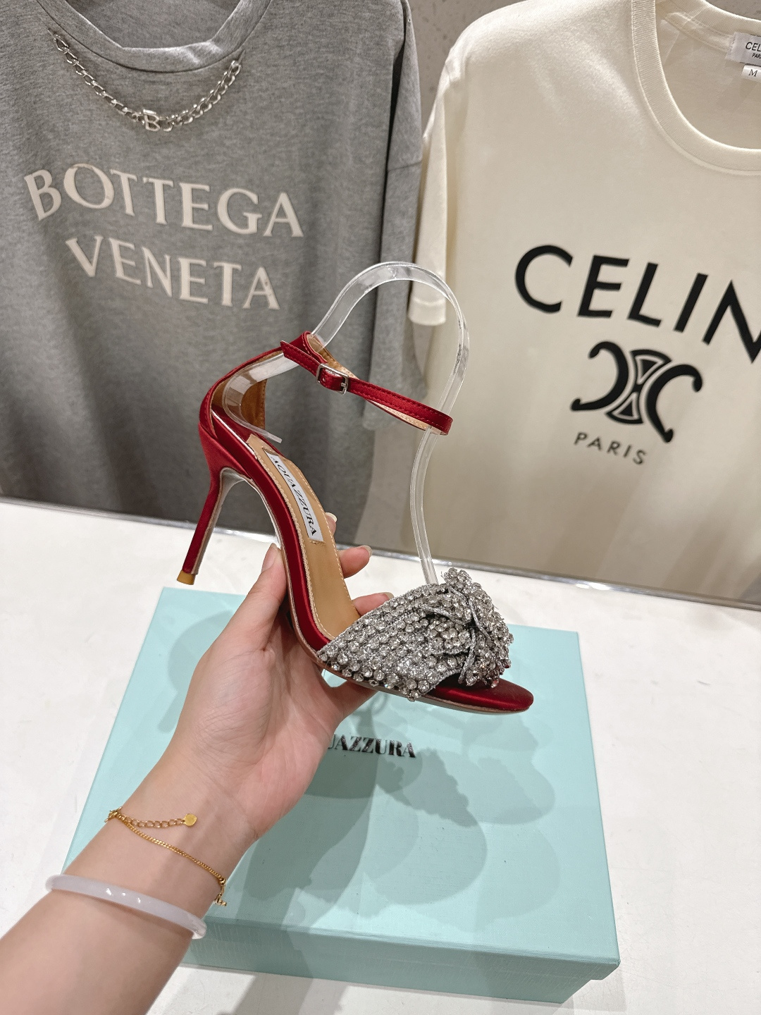 高版本出厂 「ᴀqᴜᴀᴢᴢᴜʀᴀ」AQUAZZURA/菠萝F072 2026ss夏季新款Very Bow