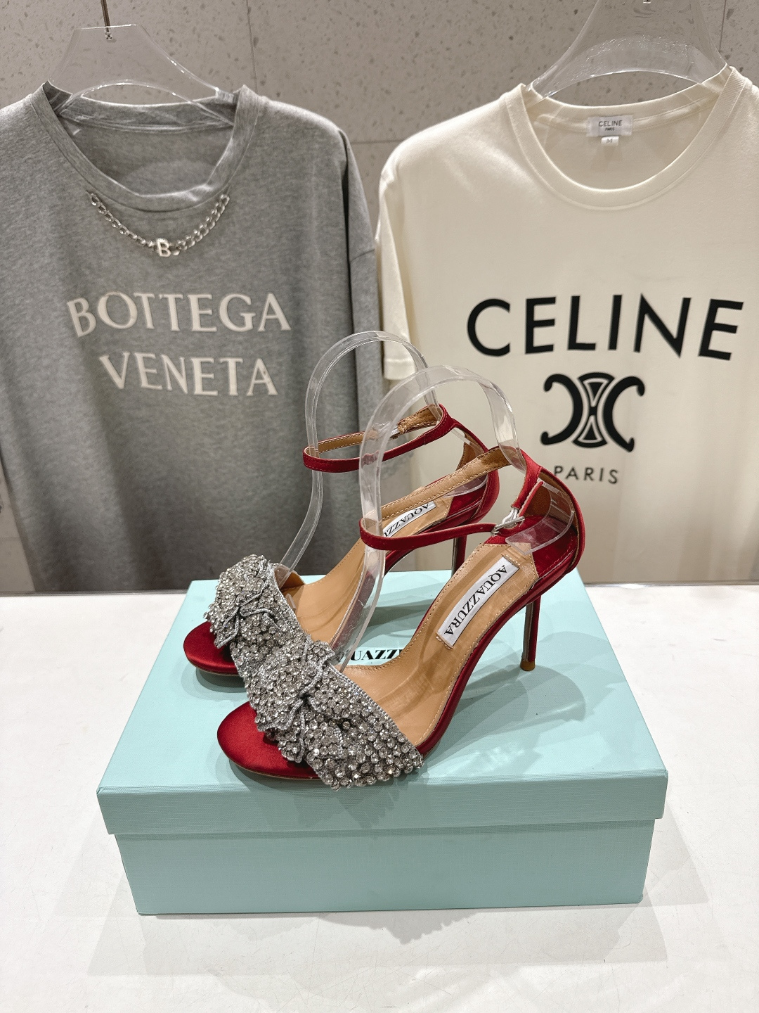 高版本出厂 「ᴀqᴜᴀᴢᴢᴜʀᴀ」AQUAZZURA/菠萝F072 2026ss夏季新款Very Bow
