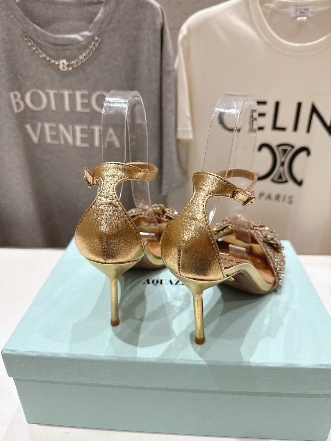 高版本出厂 「ᴀqᴜᴀᴢᴢᴜʀᴀ」AQUAZZURA/菠萝F072 2026ss夏季新款Very Bow