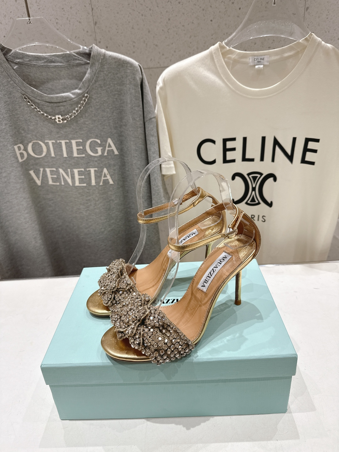 高版本出厂 「ᴀqᴜᴀᴢᴢᴜʀᴀ」AQUAZZURA/菠萝F072 2026ss夏季新款Very Bow