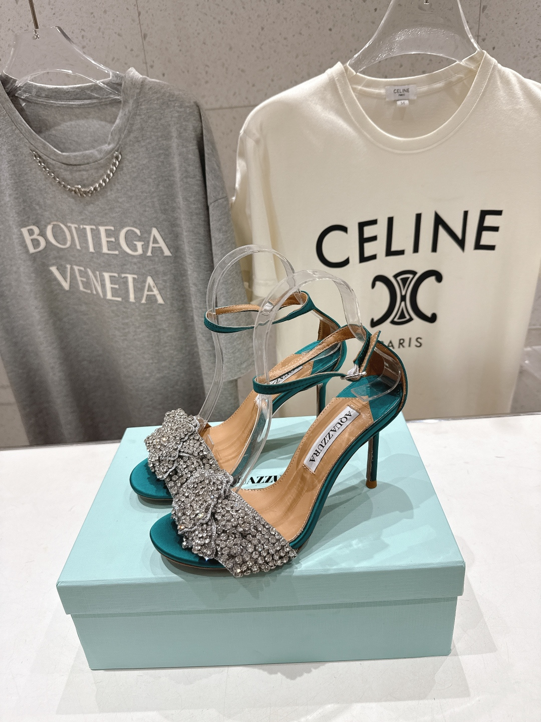 高版本出厂 「ᴀqᴜᴀᴢᴢᴜʀᴀ」AQUAZZURA/菠萝F072 2026ss夏季新款Very Bow