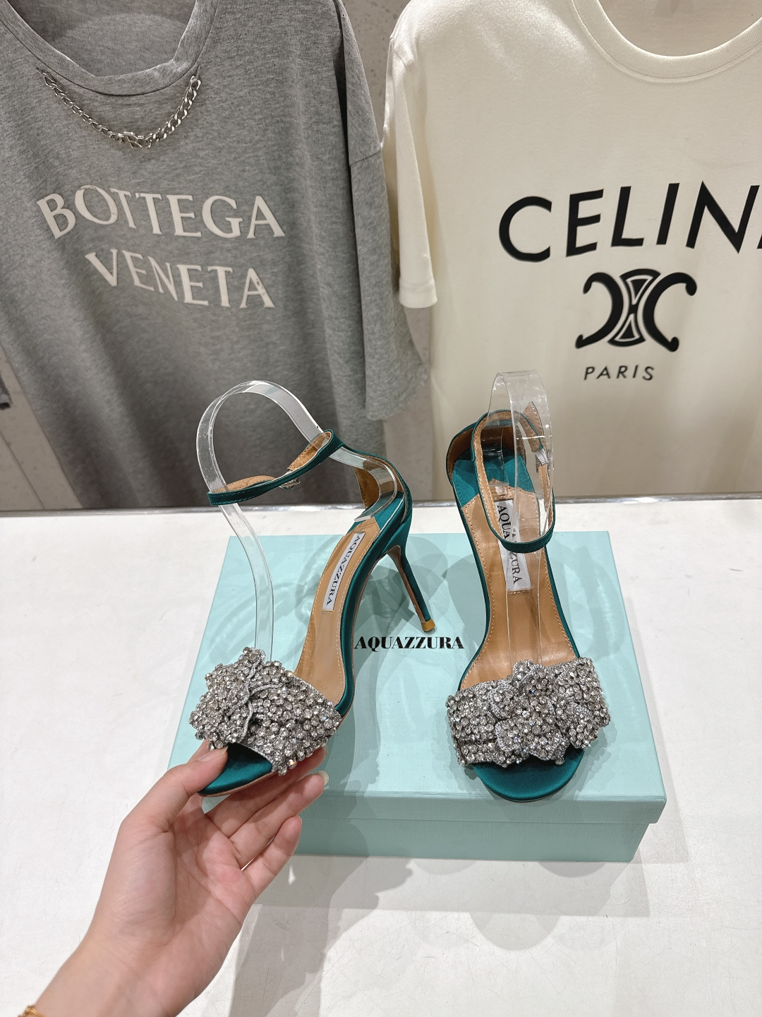 高版本出厂 「ᴀqᴜᴀᴢᴢᴜʀᴀ」AQUAZZURA/菠萝F072 2026ss夏季新款Very Bow