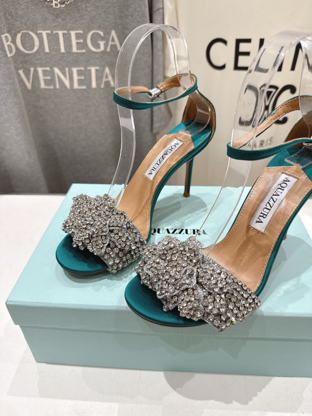 高版本出厂 「ᴀqᴜᴀᴢᴢᴜʀᴀ」AQUAZZURA/菠萝F072 2026ss夏季新款Very Bow