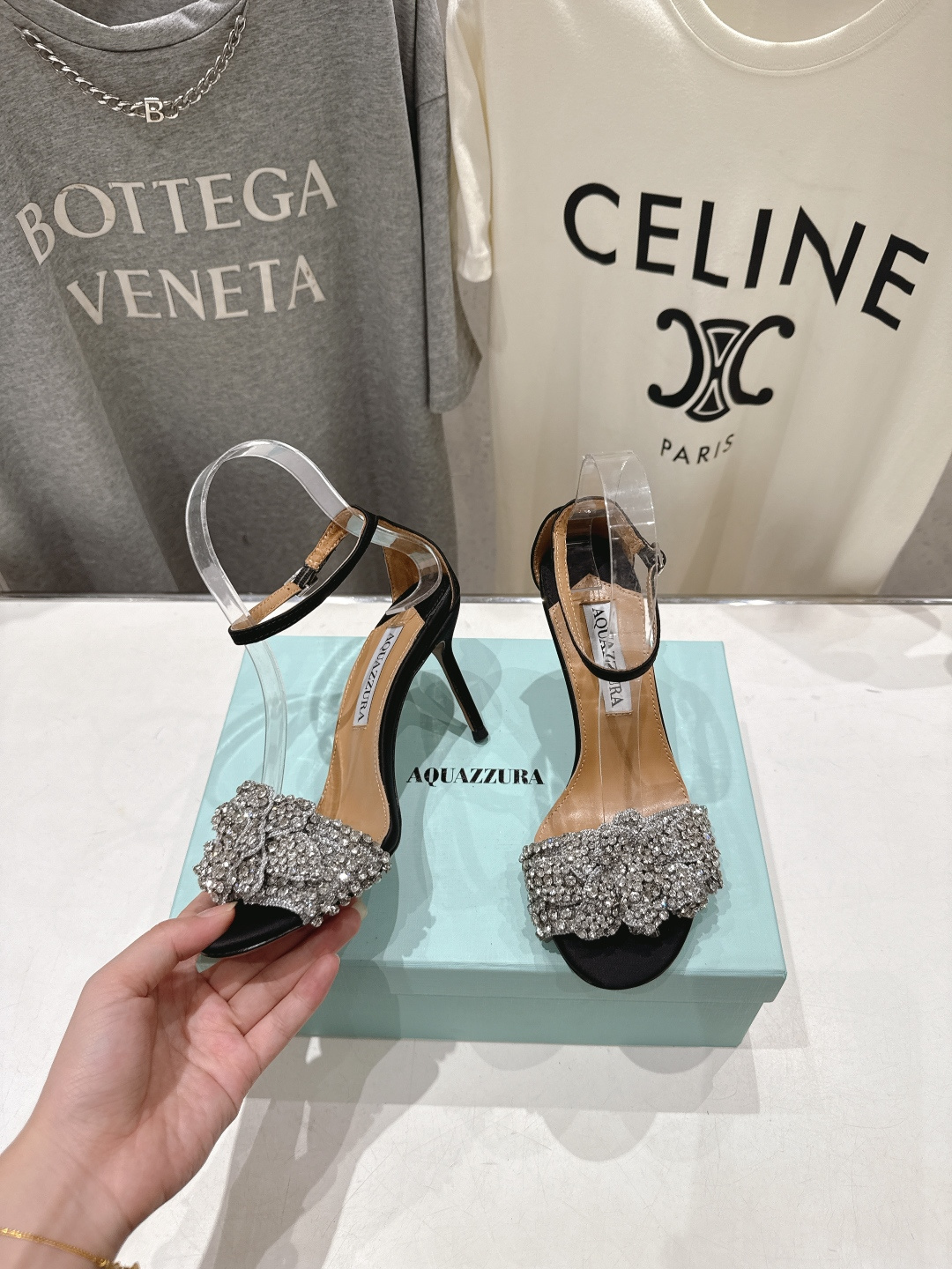 高版本出厂 「ᴀqᴜᴀᴢᴢᴜʀᴀ」AQUAZZURA/菠萝F072 2026ss夏季新款Very Bow