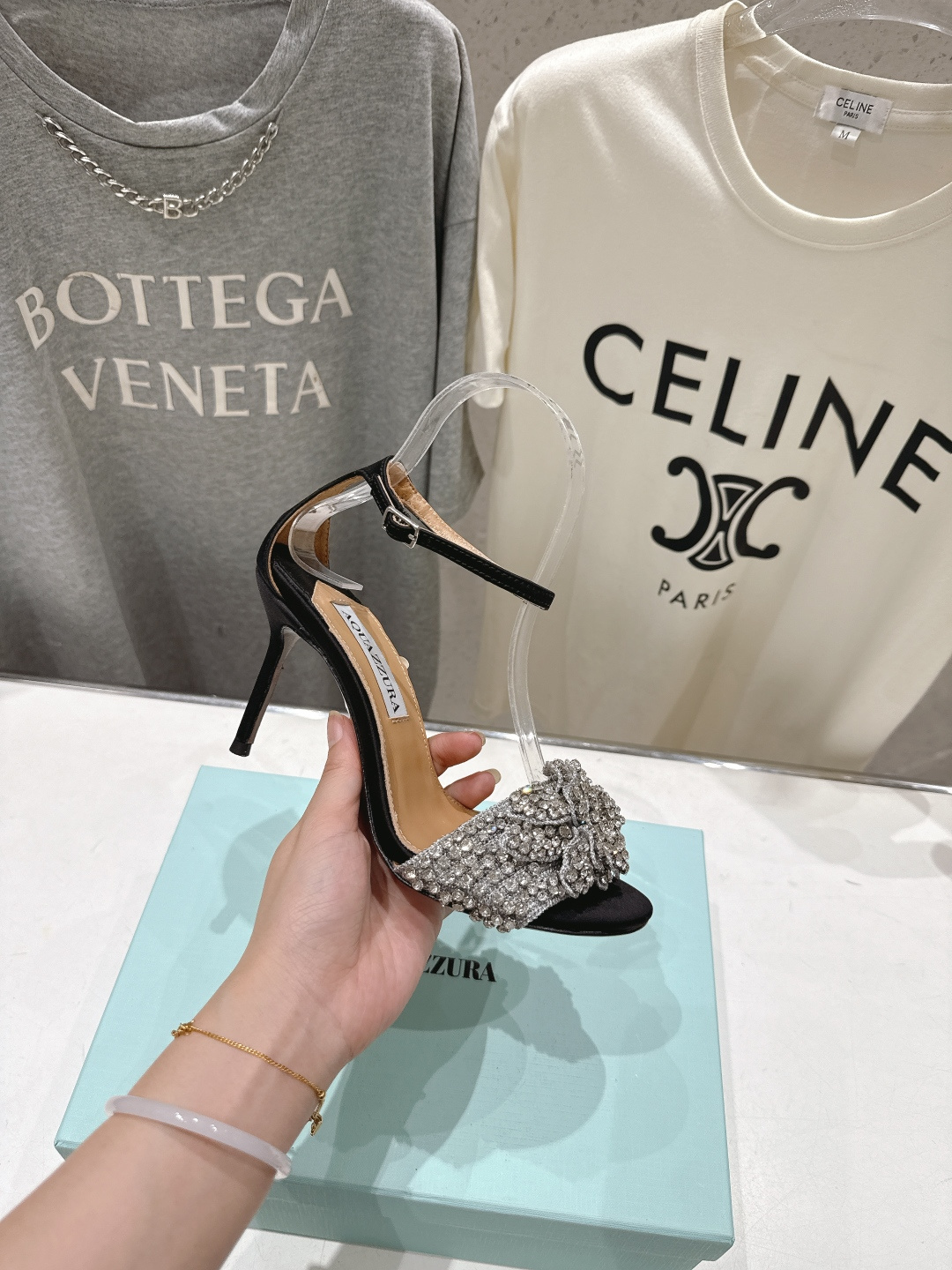 高版本出厂 「ᴀqᴜᴀᴢᴢᴜʀᴀ」AQUAZZURA/菠萝F072 2026ss夏季新款Very Bow