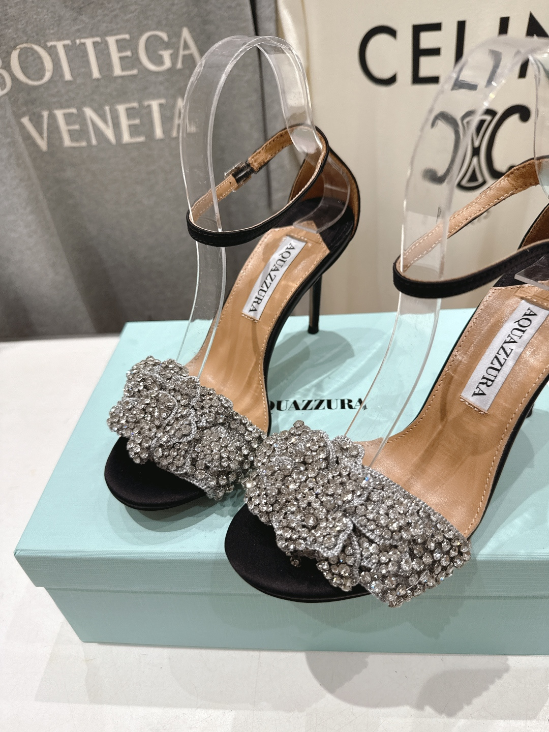 高版本出厂 「ᴀqᴜᴀᴢᴢᴜʀᴀ」AQUAZZURA/菠萝F072 2026ss夏季新款Very Bow