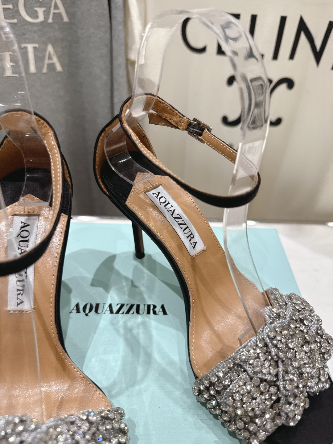 高版本出厂 「ᴀqᴜᴀᴢᴢᴜʀᴀ」AQUAZZURA/菠萝F072 2026ss夏季新款Very Bow