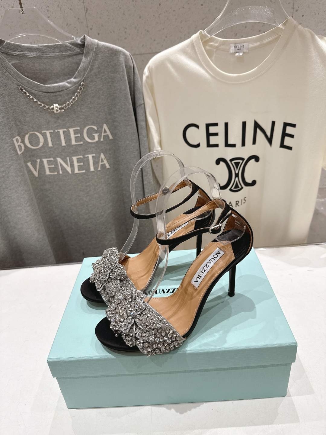 高版本出厂 「ᴀqᴜᴀᴢᴢᴜʀᴀ」AQUAZZURA/菠萝F072 2026ss夏季新款Very Bow