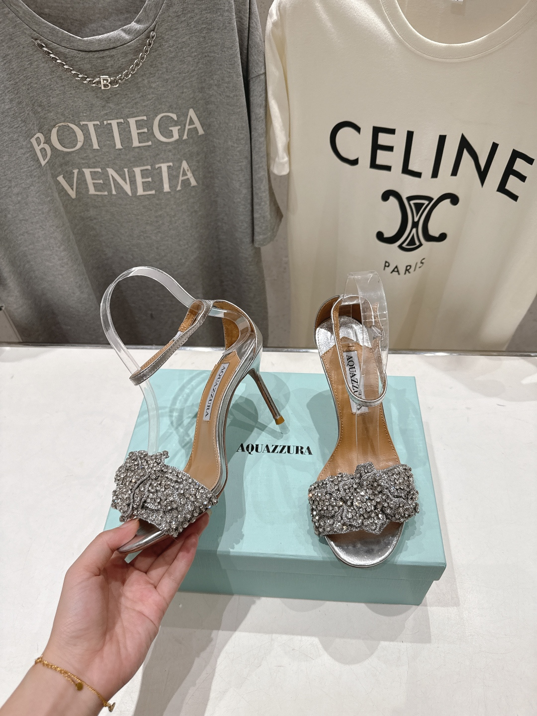 高版本出厂 「ᴀqᴜᴀᴢᴢᴜʀᴀ」AQUAZZURA/菠萝F072 2026ss夏季新款Very Bow