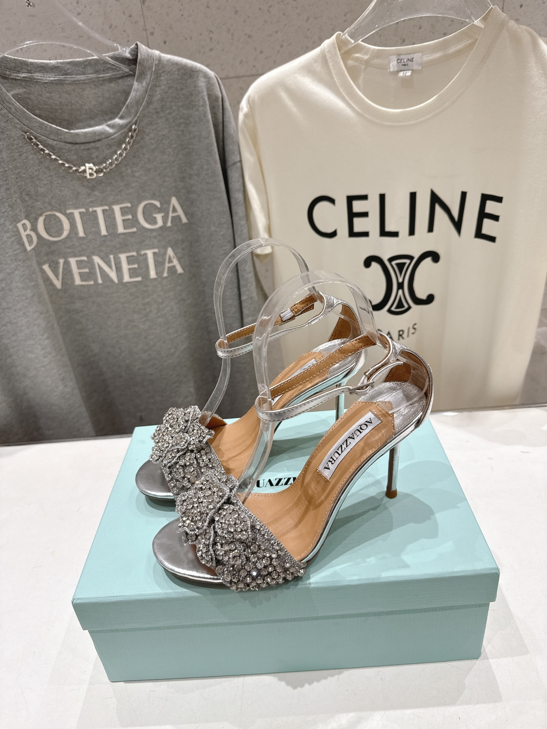 高版本出厂 「ᴀqᴜᴀᴢᴢᴜʀᴀ」AQUAZZURA/菠萝F072 2026ss夏季新款Very Bow