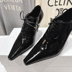 高版本出厂CELINE/赛琳F032 2026ss新品简易尖头玛丽珍复古风高跟鞋~复古简约又时尚 上脚舒 高版本出厂CELINE/赛琳F032 2026ss新品简易尖头玛丽珍复古风高跟鞋~复古简约又时尚 上脚舒