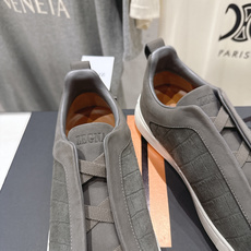 顶级版本 Zegna杰尼亚 2026ss春夏季新品男款奢华一脚蹬小白鞋休闲鞋Triple Stitch 顶级版本 Zegna杰尼亚 2026ss春夏季新品男款奢华一脚蹬小白鞋休闲鞋Triple Stitch