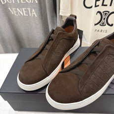 顶级版本 Zegna杰尼亚 2026ss春夏季新品男款奢华一脚蹬小白鞋休闲鞋Triple Stitch 顶级版本 Zegna杰尼亚 2026ss春夏季新品男款奢华一脚蹬小白鞋休闲鞋Triple Stitch