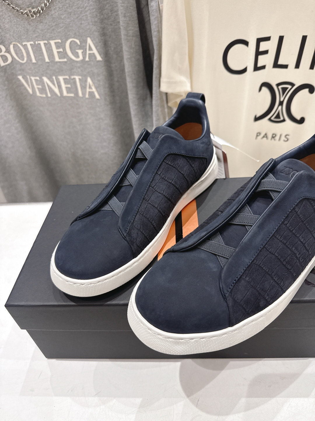 顶级版本 Zegna杰尼亚 2026ss春夏季新品男款奢华一脚蹬小白鞋休闲鞋Triple Stitch 顶级版本 Zegna杰尼亚 2026ss春夏季新品男款奢华一脚蹬小白鞋休闲鞋Triple Stitch