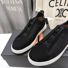 顶级版本 Zegna杰尼亚 2026ss春夏季新品男款奢华一脚蹬小白鞋休闲鞋Triple Stitch 顶级版本 Zegna杰尼亚 2026ss春夏季新品男款奢华一脚蹬小白鞋休闲鞋Triple Stitch