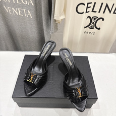 高版本出厂 「SAINT LAURENT*」F017 圣罗兰26ss夏季新款ysl 圣罗兰高跟拖鞋~ 高版本出厂 「SAINT LAURENT*」F017 圣罗兰26ss夏季新款ysl 圣罗兰高跟拖鞋~