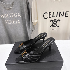 高版本出厂 「SAINT LAURENT*」F017 圣罗兰26ss夏季新款ysl 圣罗兰高跟拖鞋~ 高版本出厂 「SAINT LAURENT*」F017 圣罗兰26ss夏季新款ysl 圣罗兰高跟拖鞋~