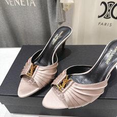 高版本出厂 「SAINT LAURENT*」F017 圣罗兰26ss夏季新款ysl 圣罗兰高跟拖鞋~ 高版本出厂 「SAINT LAURENT*」F017 圣罗兰26ss夏季新款ysl 圣罗兰高跟拖鞋~