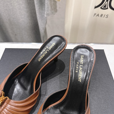 高版本出厂 「SAINT LAURENT*」F017 圣罗兰26ss夏季新款ysl 圣罗兰高跟拖鞋~ 高版本出厂 「SAINT LAURENT*」F017 圣罗兰26ss夏季新款ysl 圣罗兰高跟拖鞋~