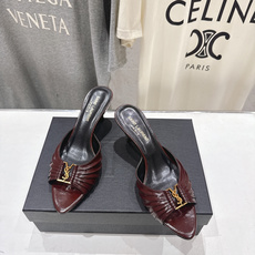 高版本出厂 「SAINT LAURENT*」F017 圣罗兰26ss夏季新款ysl 圣罗兰高跟拖鞋~ 高版本出厂 「SAINT LAURENT*」F017 圣罗兰26ss夏季新款ysl 圣罗兰高跟拖鞋~